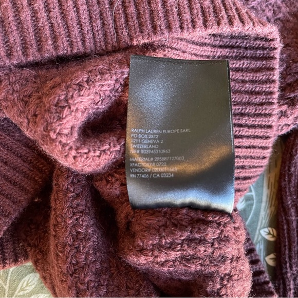 Club Monaco Women's Burgundy Wool Blend Sweater XS - Picture 7 of 7